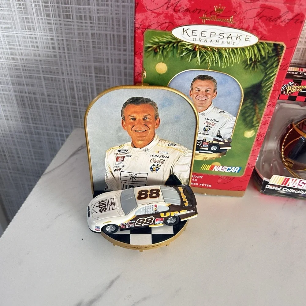 Dale Jarrett 88 Hallmark Keepsake Christmas Ornaments Bundle of 3 Mini's‎ UU